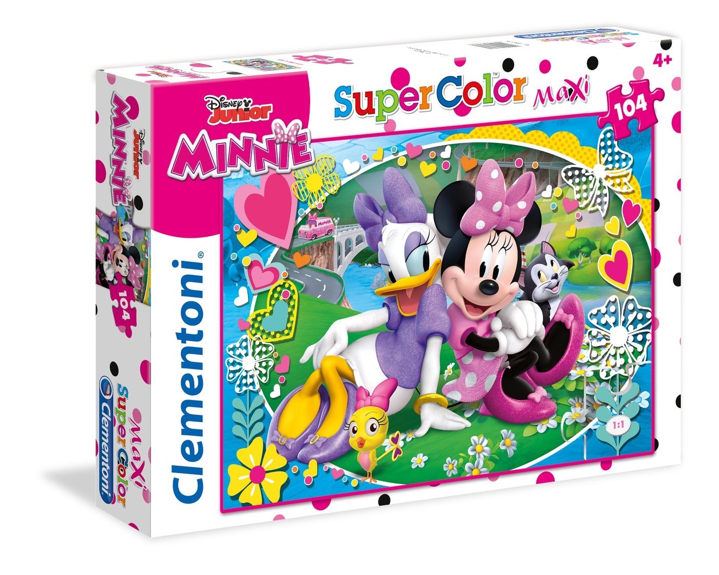 6242e19f06c490956f787e6b90eedac0 Clementoni Puzzle 104 pz. Maxi Minnie Happy Helpers - immagine 1