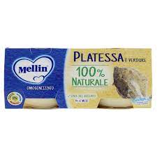 638abfe707e9ec4351718bb69c81c961 Mellin Omogeneizzato Platessa Gr.80x2 - immagine 1