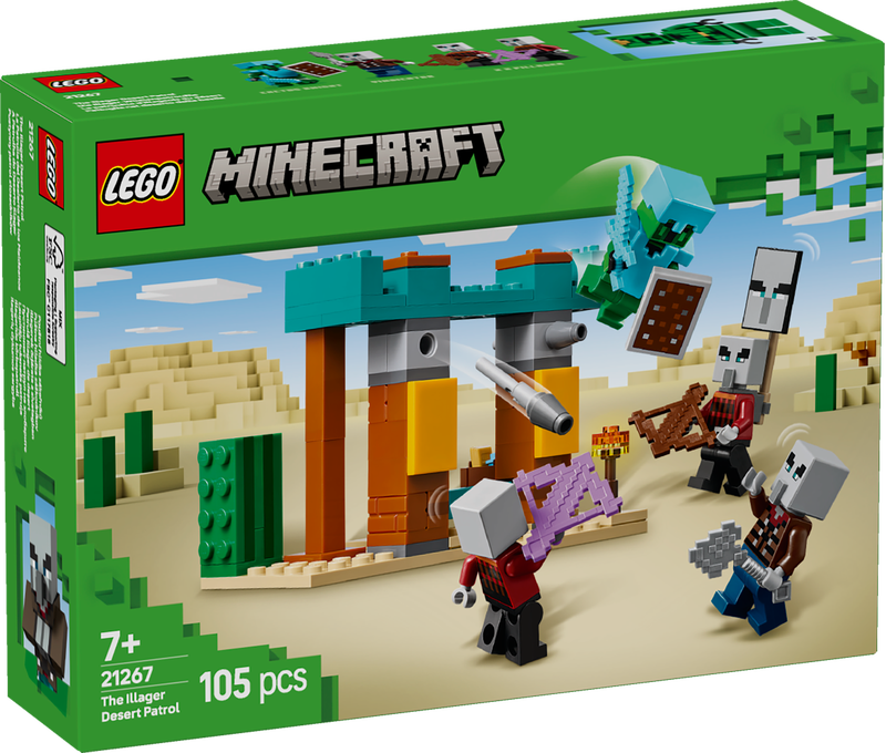 647702382838311eef7fe1aa9c3e6f4e Lego Minecraft Pattuglia nel deserto della bestia - immagine 1