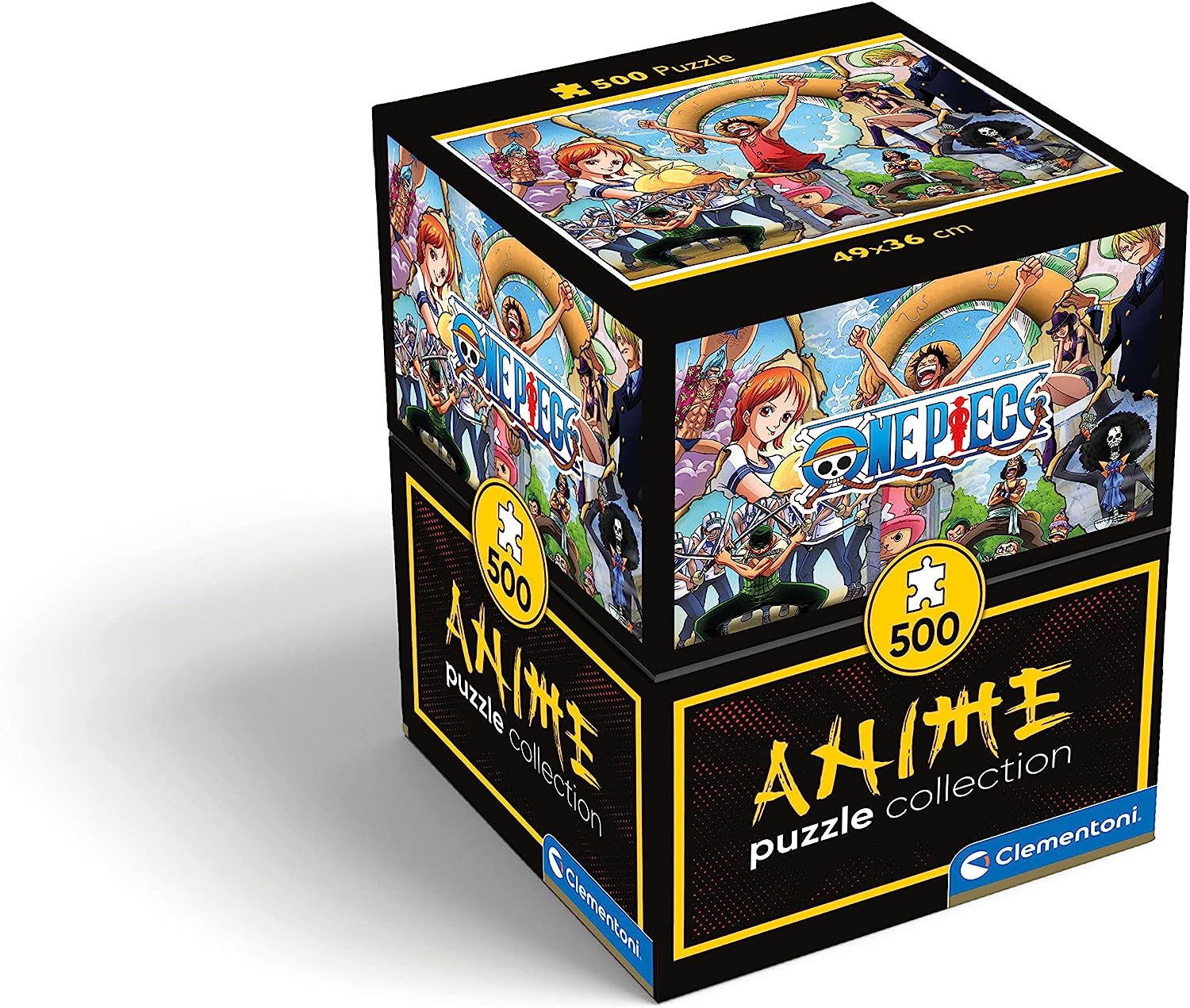 653169ad8b050f4131ad3b3a29c7fedc Clementoni Puzzle 500 Pz. Anime Cube One Piece - immagine 1