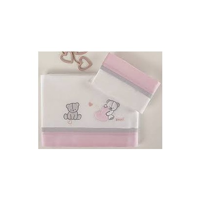 6533368eed35d3fd289f7f7fc47abe6e Picci Lenz. Letto 3P Ric. Amelie Rosa - immagine 1