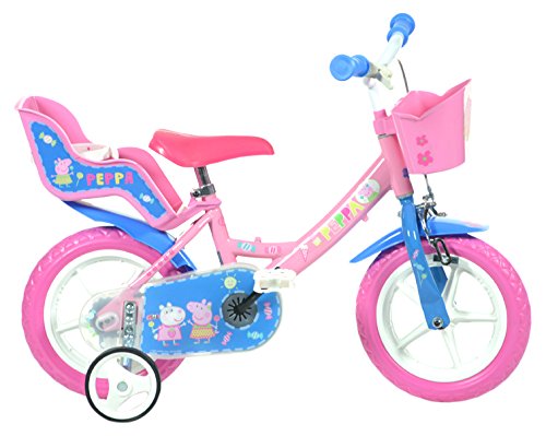 6555bbbd34206b78f21bcbeda3cc511e Bicicletta 12" DINO Peppa Pig - immagine 1
