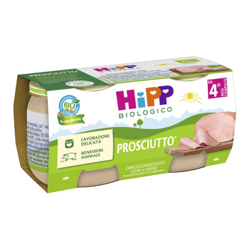 65c74329efa2497562fa4a6f14fc33ec Hipp Omogeneizzato gr.80x2 Prosciutto con Verdure - immagine 1