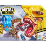 Metal Machine Pista T-Rex Doppio Loop con Auto