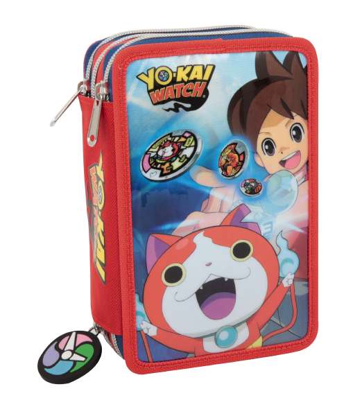 67ecd220715e1f771c505ed2350cac0e Yokai Watch Astuccio triplo - immagine 1