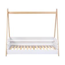 67f00730e3eed86e43a718682fb8914f Picci Letto legno SCOUT completo di barriere - BIANCO/NATURALE - immagine 1