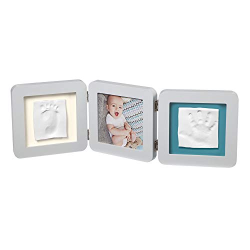 681c2caff5dd8b0e6f564e396a72c155 Baby Art - Cornice Foto Doppia con Calco Bianca - immagine 1