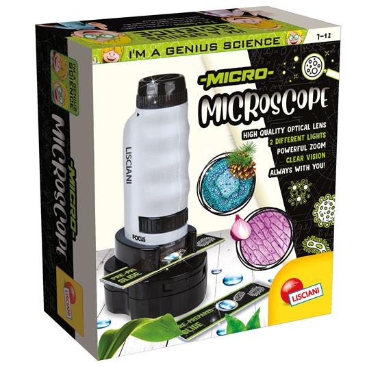 68333e5c3fd0b2bc79fe97c681a67713 Lisciani I'm a Genius Explorer - Micro-Microscopio - immagine 1