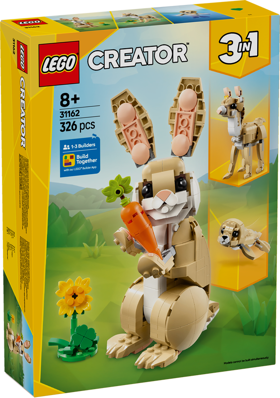 68cb48953b74be57cf7a4eeda761a274 Lego Creator Adorabile Coniglio - immagine 1