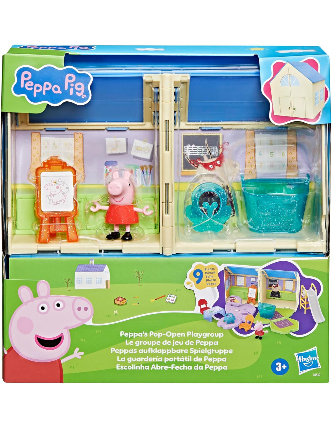 69357ef6eecd91a45fb6f0a03c164cf1 Peppa Pig pop Up Playset - immagine 1
