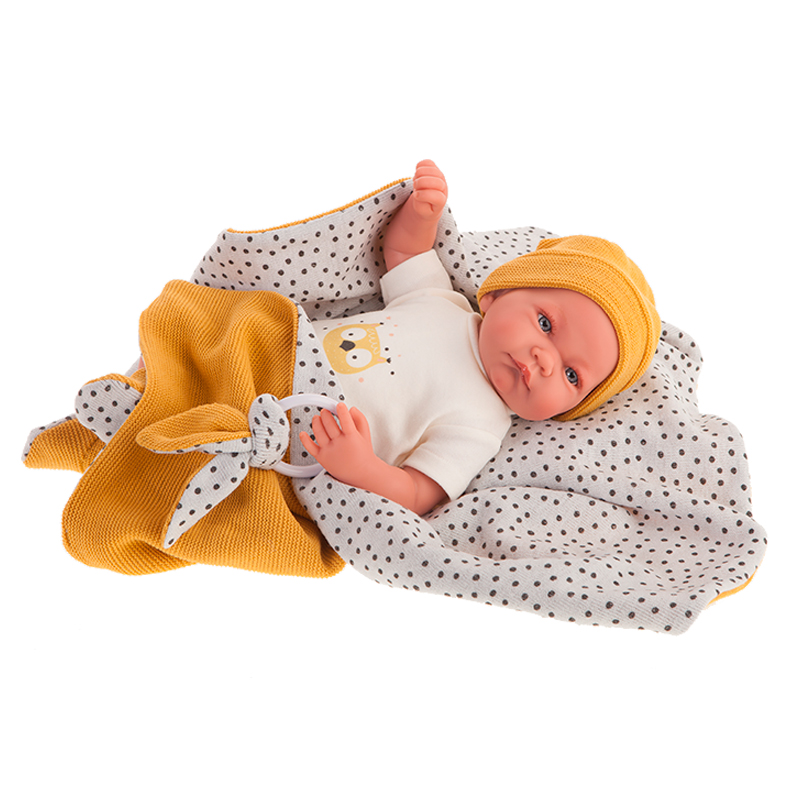 69995c608cdefcd3024c36c28b4f84cc Antonio Juan Nico con coperta Senape - immagine 1