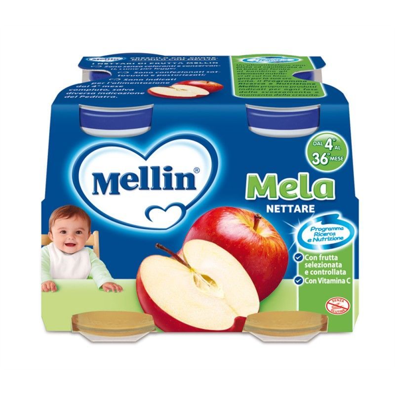 69aea8799cbd3eaeae123020818d842a Mellin Nettare Mela Ml.125x4 - immagine 1