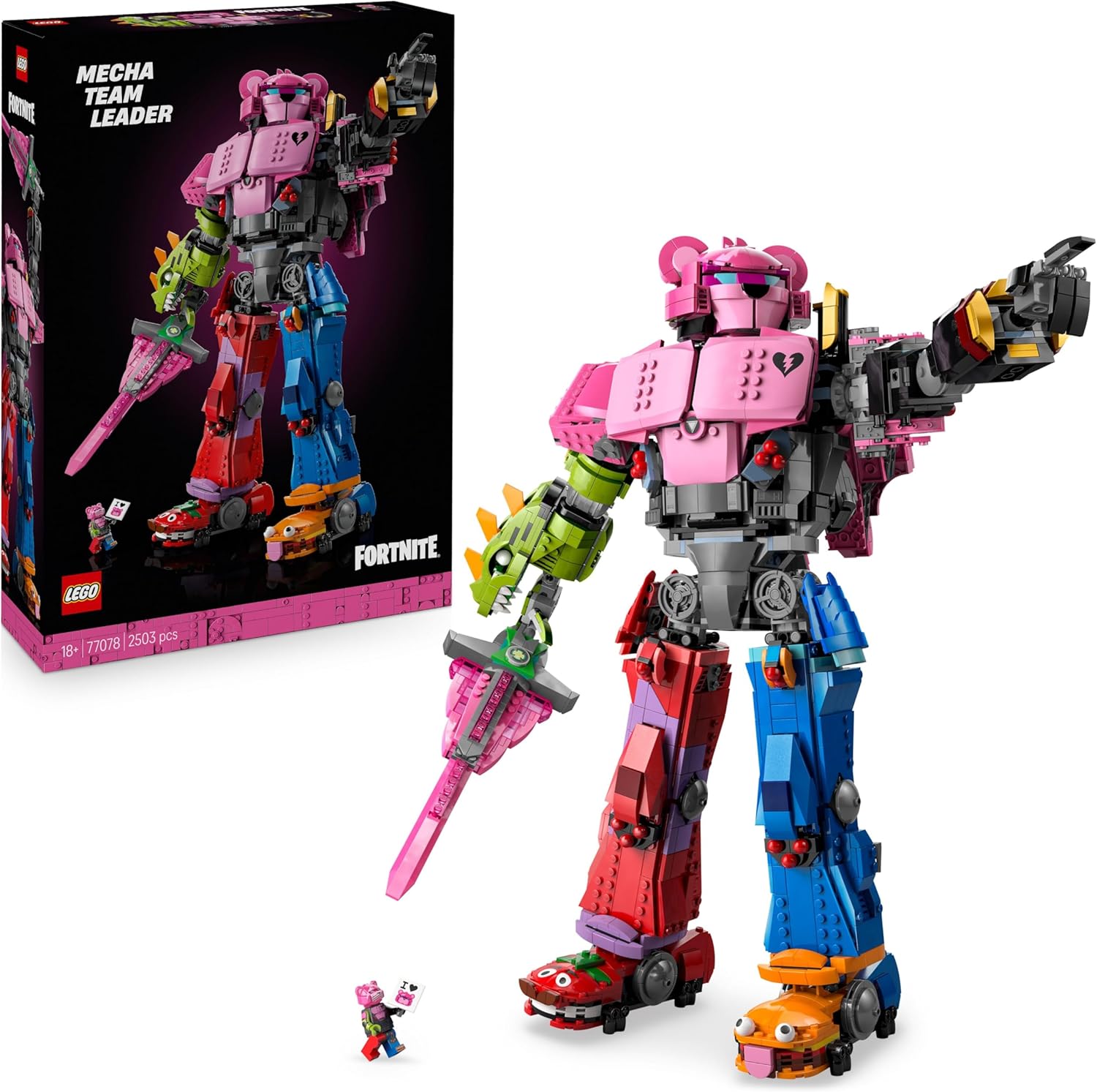 69eb7e4b0f9684a62f2f40712703a535 Lego Fortnite - Leader Squadra Mecha - immagine 1