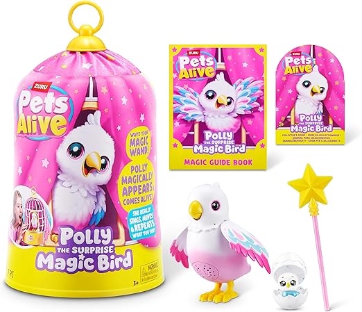 6b905dac7443fa15a77e32d0b7d31ec1 Pets Alive Polly Magic Bird - immagine 1
