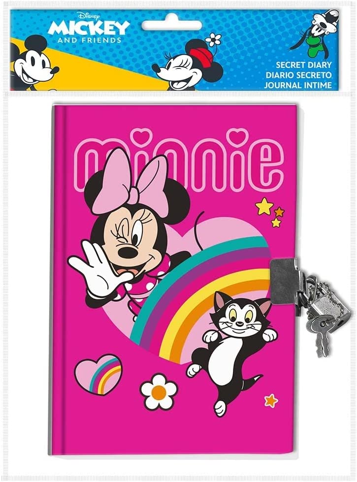 6bd7e973077ec331a295de02701471fb Diario Segreto Minnie con lucchetto - immagine 1