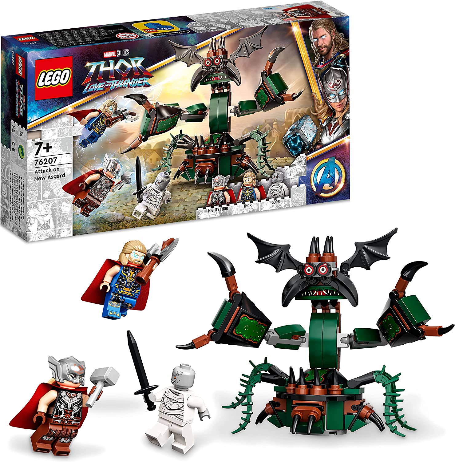 6c29e8be86f6999b8b845aba831a686e Lego Marvel Thor Attacco alla Nuova Asgard - immagine 1