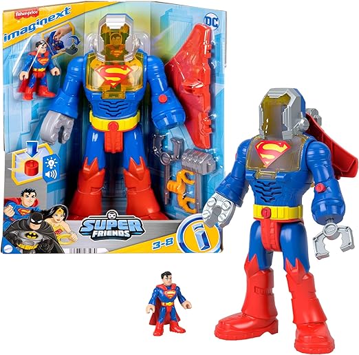 6c9dcd11e2dd4e83154c6dc091ad100a Imaginext DCSF Insiders Superman - immagine 1
