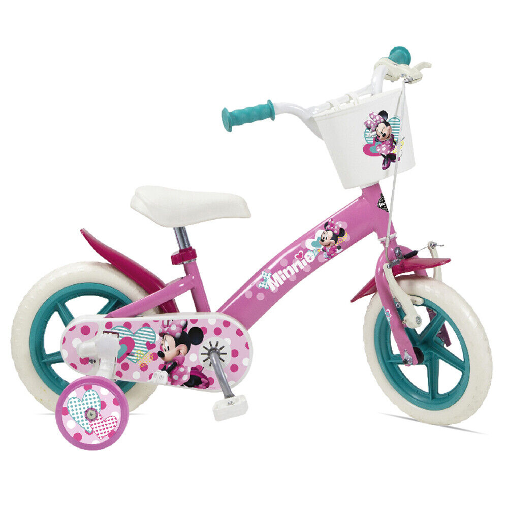 6cb3ee0ba4ccc019608fe276ddc1d598 Bicicletta 12" Minnie Sportone - immagine 1