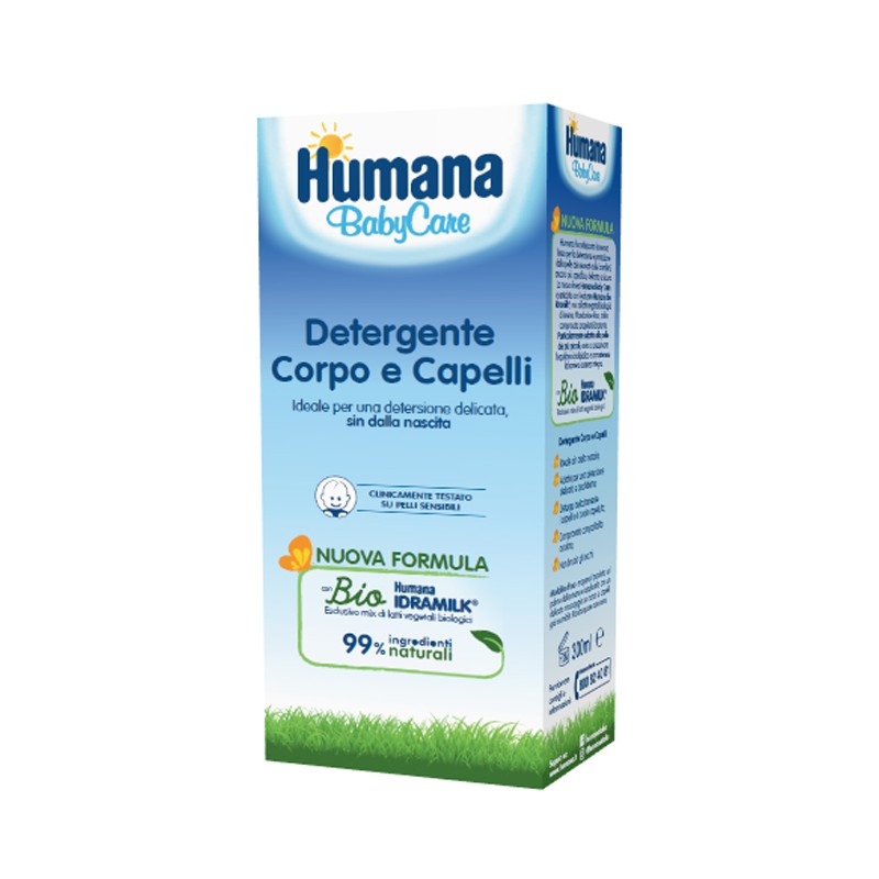 6cf948c7ae3bf094c9f88093745e6506 Humana BabyCare - Detergente per Corpo e Capelli ml.300 - immagine 1