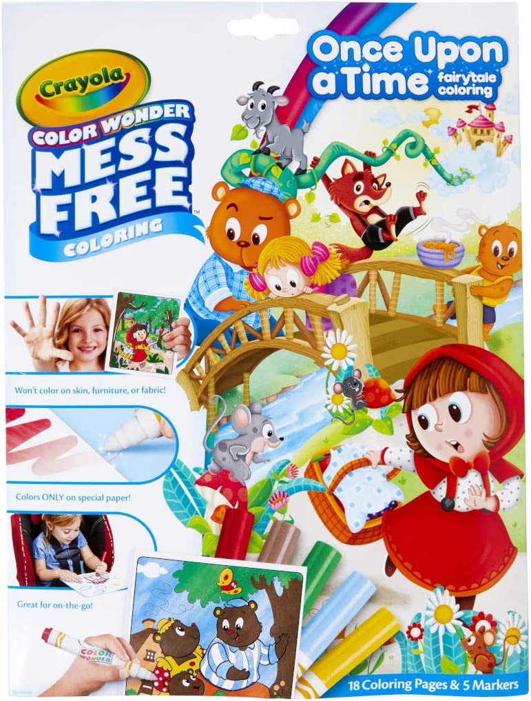 6d4e123cea417337d02d4f95ddec89e8 Crayola Set Color Wonder C'era una volta Fiabe da colorare - immagine 1