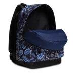 ZAINO REVERSIBILE  POCKETS GRS SEVEN BLUE CASHMERE CON EARPHONES WIR