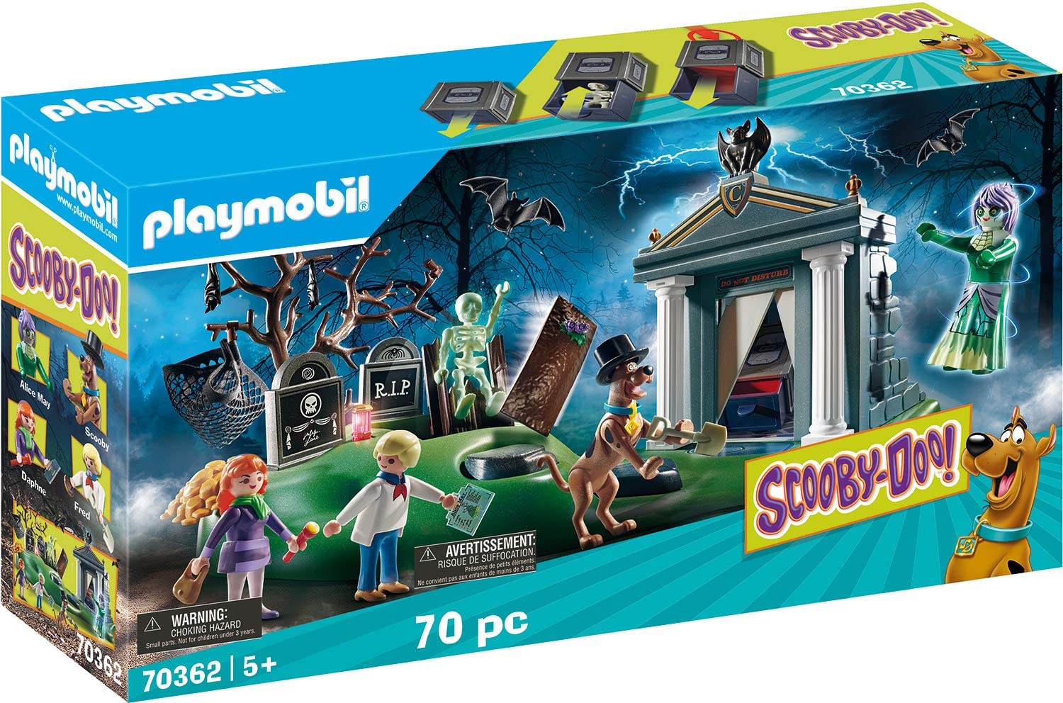 6e5f64e620f8c48108f1e18444cda038 Playmobil Scooby Doo - Brividi al Cimitero - immagine 1