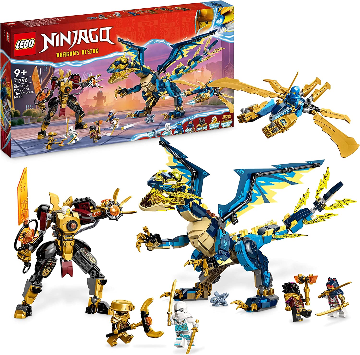 6ef78016288614d5cfc35eb05d3d00c5 Lego Ninjago Dragone elementare vs. Mech dell’Imperatrice - immagine 1