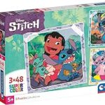 Clementoni Puzzle 3x48 pz. Square Stitch