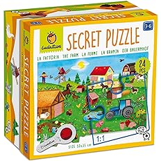 70b210dc7e33495ddec857cf795b86eb Ludattica - SECRET PUZZLE 24 PCS LA FATTORIA - immagine 1