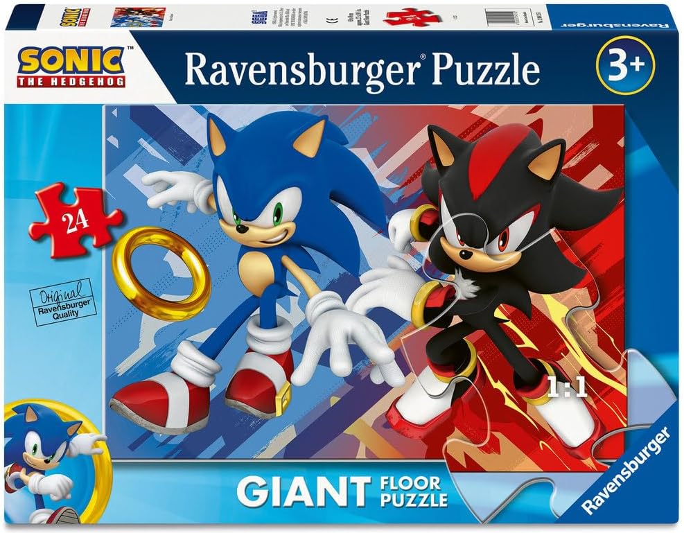 7185e0b18489a035bcc2ba3788ae4ad1 Ravensburger Puzzle 24 Pz Sonic - immagine 1