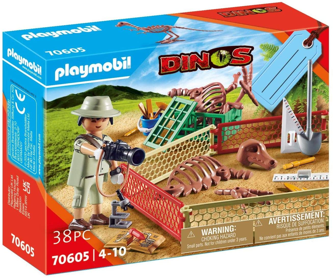 71896bc7ac22fc4f9b720dd6a3450e99 PLAYMOBIL GIFT SET "PALEONTOLOGO" - immagine 1