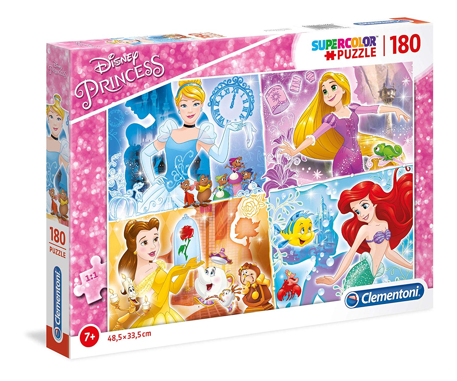71bba6e24e7babf11b41aac24c8fce2a Clementoni Puzzle 180 pz. Principesse - immagine 1
