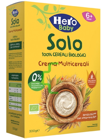 72f57674defa80ea022f7f6f4501577c Hero Baby Crema Multicereali Bio gr.300 NON USARE - immagine 1