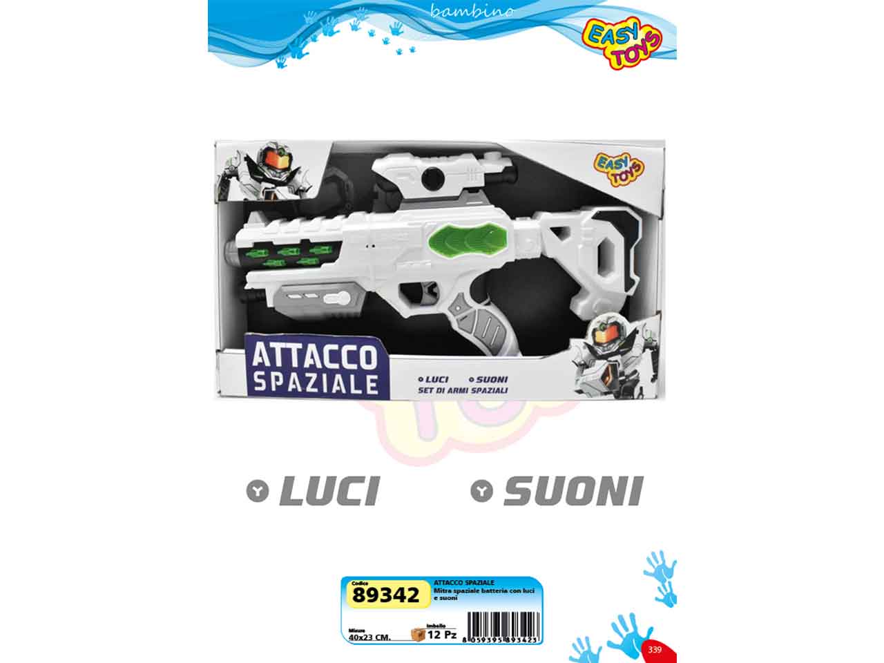 731cc700e4a7a8cde31828e715f5f76d Easy Toys Mitra spazioale con Luci e Suoni - immagine 1