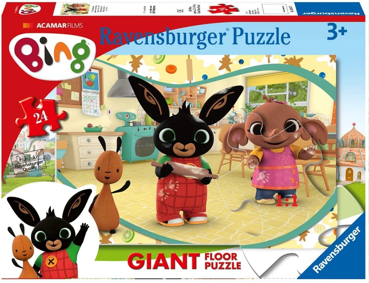 7382a35c087c8d04558740645c6897e3 Ravensburger Puzzle 24 pz. Maxi Bing C - immagine 1