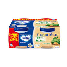 73ac3c69c5412cee3f9aeb8846c86260 Mellin Omogeneizzato Verdure Miste gr.80x4 - immagine 1
