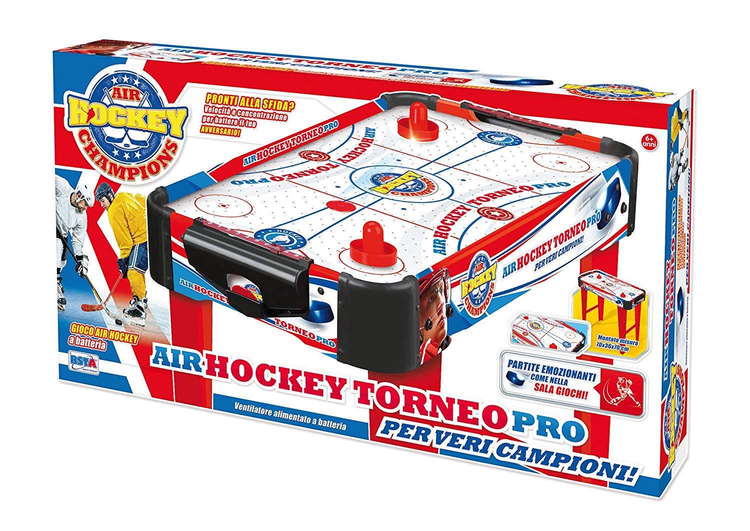 740c81453b0ac3dd29abcbe7c075a40f RSToys Air Hockey Legno con Gambe - immagine 1