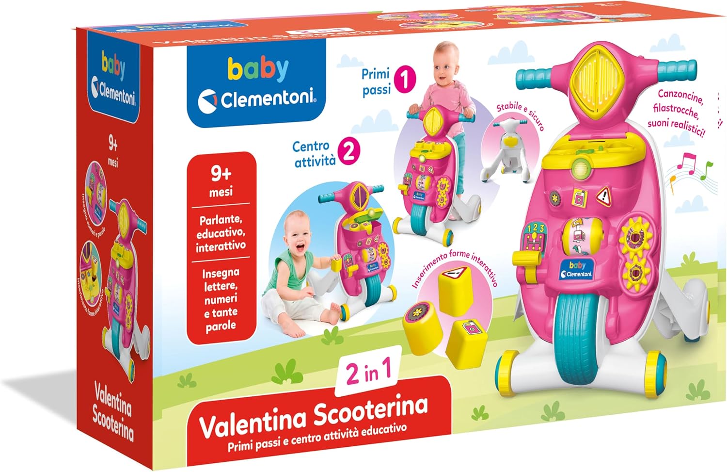 74cb7e705139c31932dc462a22f4b3e2 Clementoni Valentina Scooterina Primi Passi - immagine 1