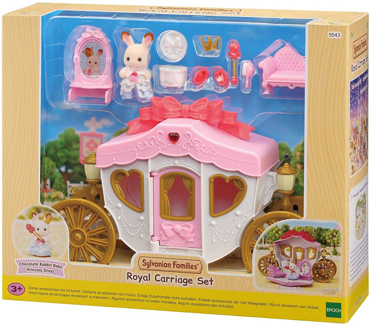 74d66707b098ada6c4de36cf4d65b940 Sylvanian Families Set carrozza reale - immagine 1