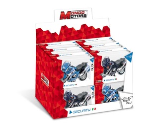 755d53446bbc1954948320a33bf0e4a5 Mondo Moto Security 1:18 assortite - immagine 1