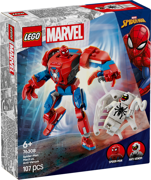 7590505e58ee80f7465ceb1b1874458f Lego Super Heroes Marvel Mech di Spider-Man contro Anti-Venom - immagine 1