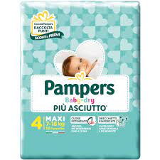 77cdc787785835a0e6356c18ee6bbe6b Pampers Babydry Maxi 18 pz. non usare - immagine 1