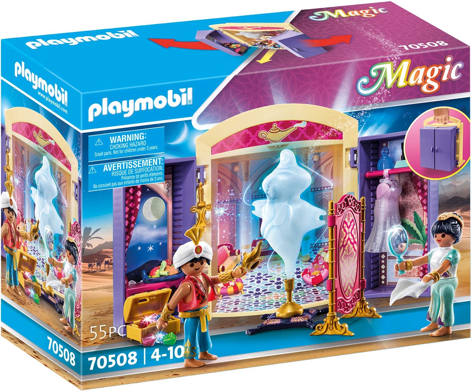 78265bba94dab899570743980baf1a5e PLAYMOBIL PLAY BOX "PRINCIPESSA D'ORIENTE CON GENIO" - immagine 1