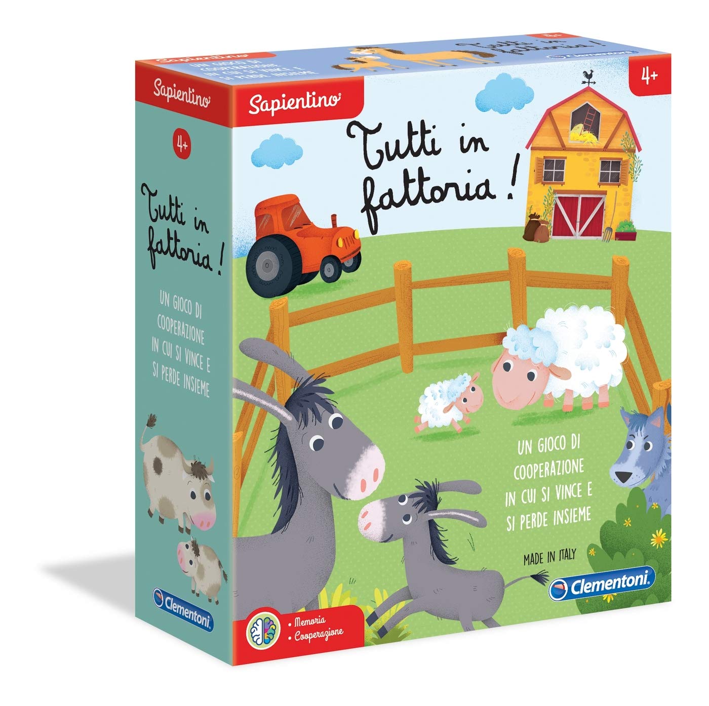 78bb02247527f919a1ba690105d7e7f0 Clementoni Educativi - Tutti in Fattoria - immagine 1