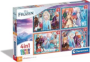 79759eff77e31878b66a75922d3b1f1a Clementoni Puzzle 4 in 1 Frozen - immagine 1