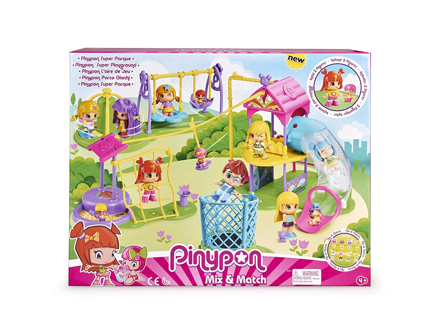 7b0b44f99150386c095858ef5b04cbc3 Pinypon Super Playground - Parco giochi - immagine 1