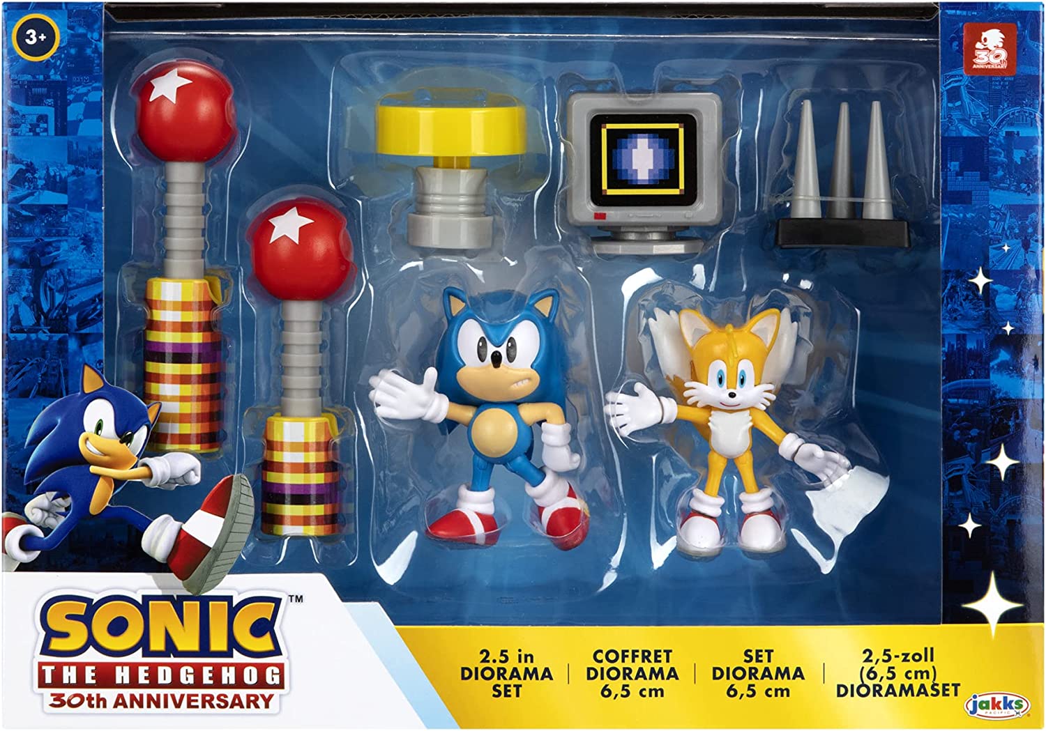 7babf117542e28eef0b25fa345764f1e Sonic 2.5" Figure Diorama Set - immagine 1