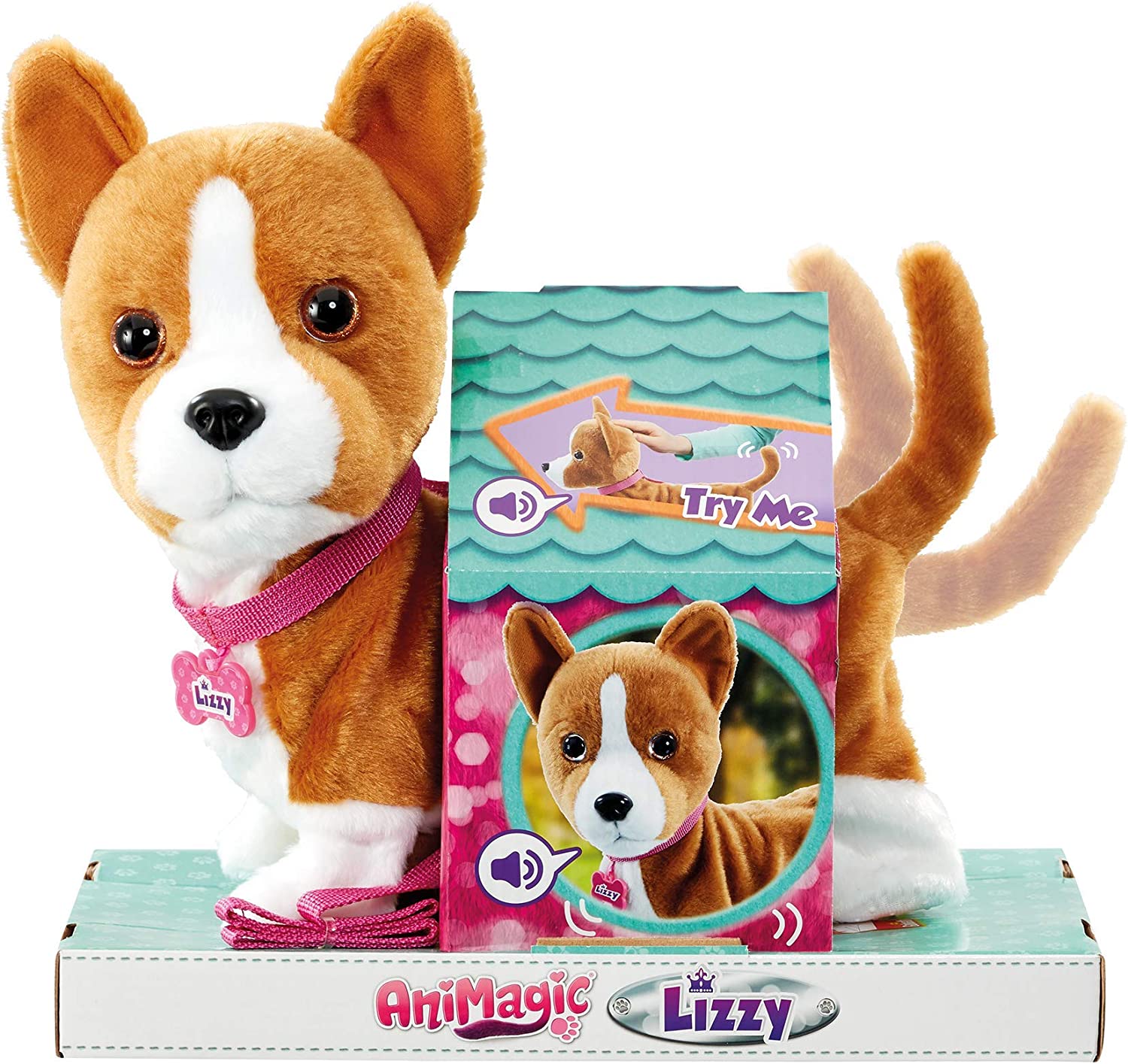 7d012f859e319dd71a3f9154f6bf00cc Animagic Waggles Lizzy il Mio Cagnolino - immagine 1