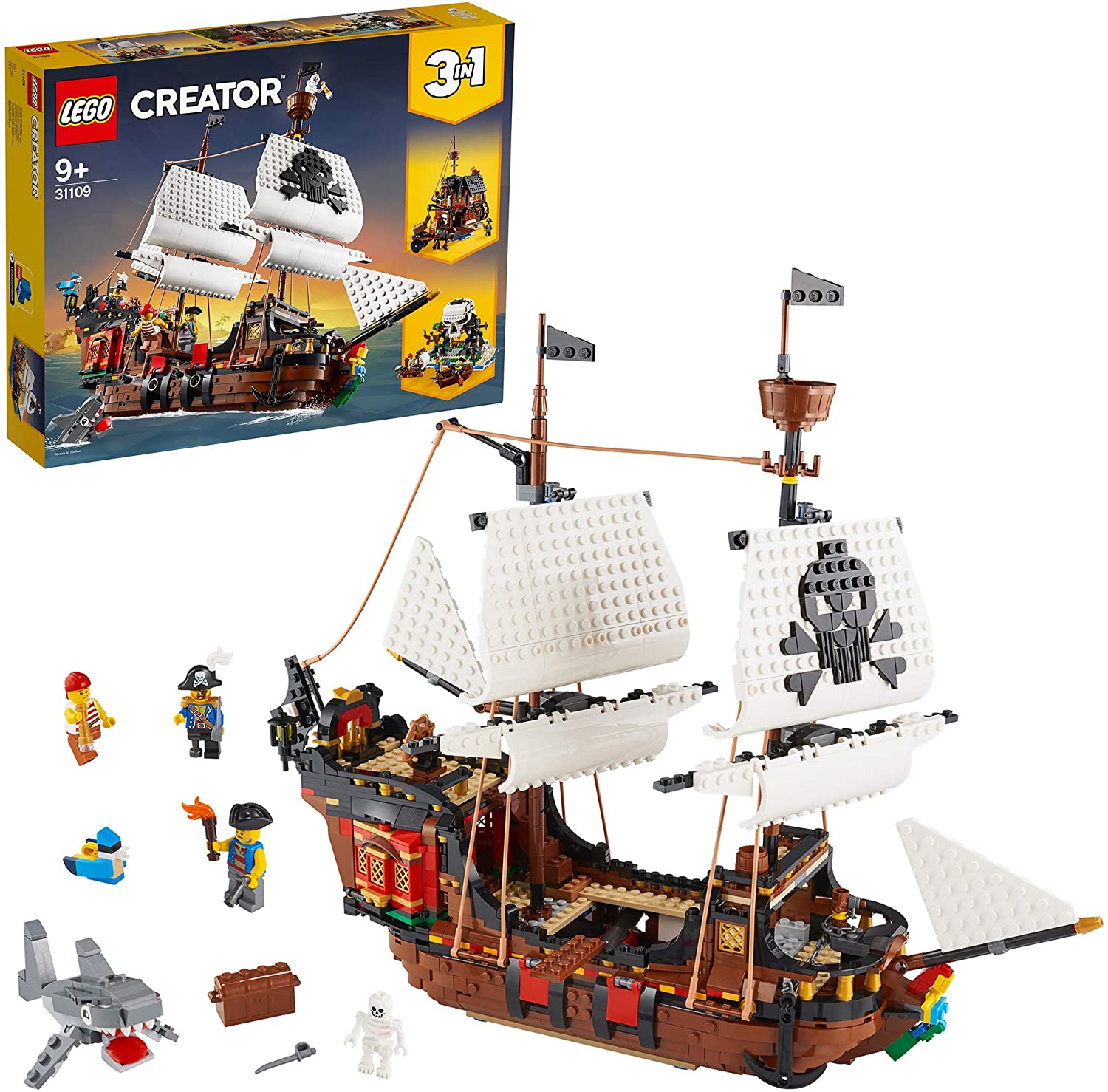 7d4aa07849c0650da72e31226658b9e6 Lego Creator Galeone dei pirati - immagine 1