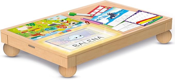 7dc21c35549adfd4dfab2b1acd6e4f4c Lisciani Montessori Legno - Tavolo Multiattività - immagine 1